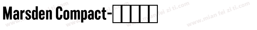 Marsden Compact字体转换